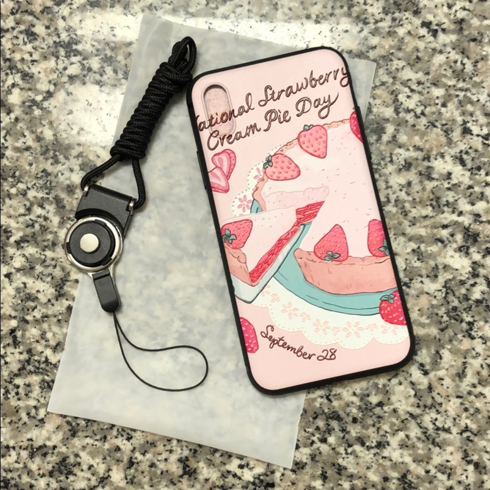 Brand New iPhone X Case w/ String